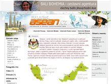 Tablet Screenshot of malajsie.asean.cz