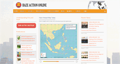 Desktop Screenshot of haze.asean.org