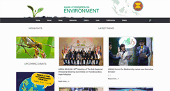 Desktop Screenshot of environment.asean.org